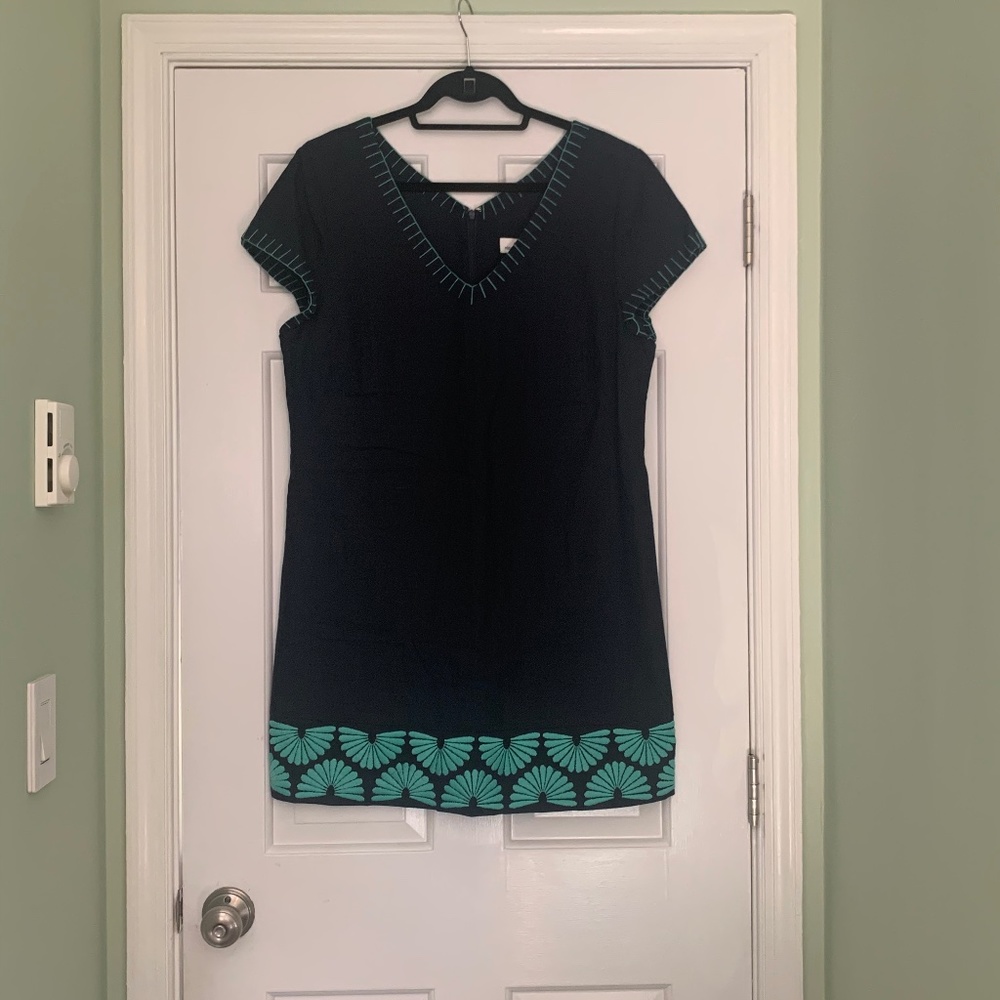 Vineyard Vines Blue and Teal Dress